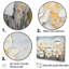 «Daffodils Tranquility Floral Field II - Flower Field», ensemble de reproduction d'art mural-107736120-107736122