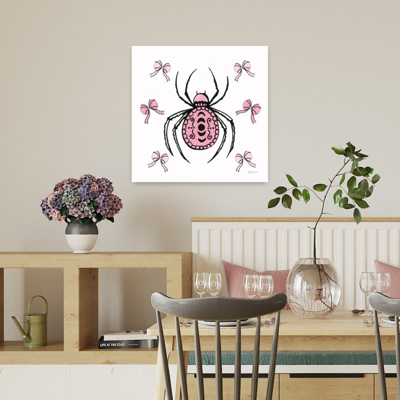 Art contemporain araignée Coquette, H 18 po x l 18 po