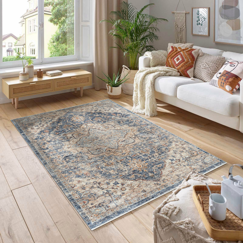 Allart Vintage Inspired Indoor Area Rug, Rectangle 8' x 10'9"