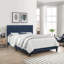 Lit tapissier standard capitonné à profil bas Lowrey Volz-216304847-216304843