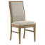 Chaise d'appoint de salle à manger rembourrée Dreydon Barley (ensemble de 2)