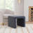 Homepop Arch Ottoman - Rust-100484782