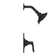 Weller 1-Handle Shower Only Trim Kit In Matte Black