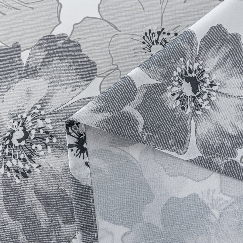 Sheer Curtain Single Panel, Gray