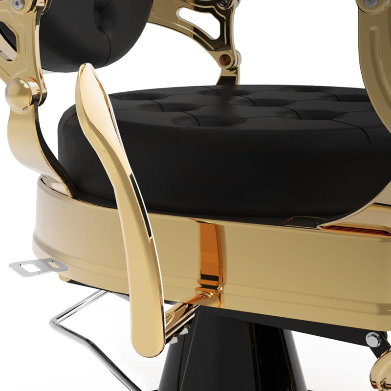 Fauteuil inclinable pivotant Leoric, Or