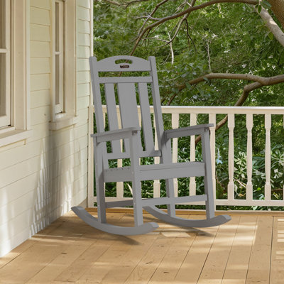 Outdoor Rocking Chair HDPE Patio Rocker Chair Rocking Adirondack Chairs