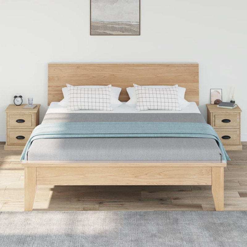 Bellechester 39 cm W Bedside Table, Sonoma Oak, Set of 2