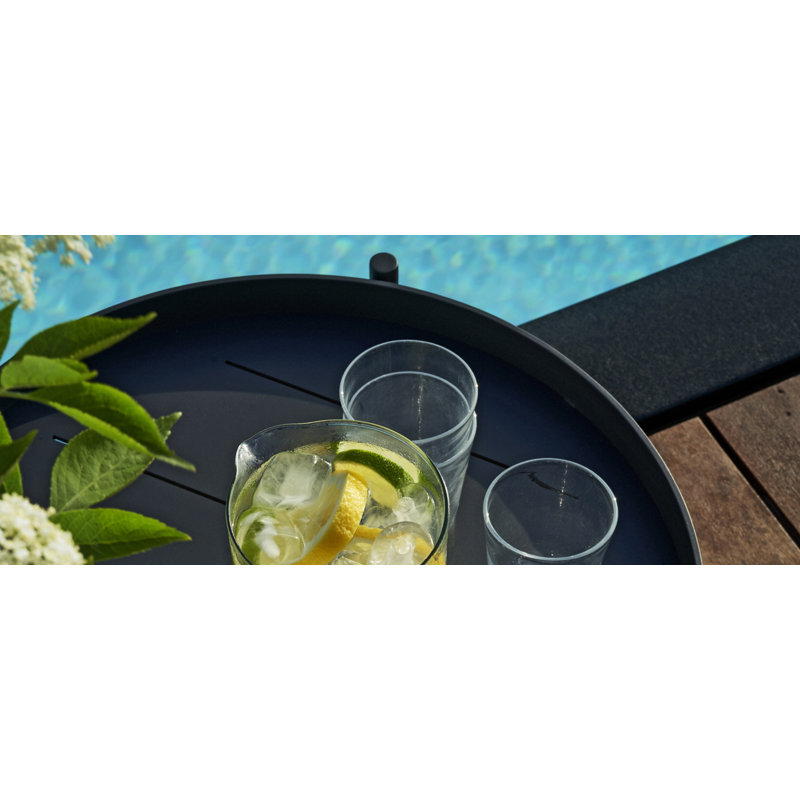 Saltö Lounge Table, Charcoal Gray, 22" W x 22" L x 16.5" H