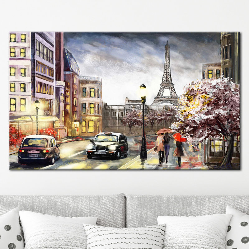 " Paris ", 36" H x 60" W x 1.5" D