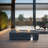 52 Inch Outdoor Concrete Propane Gas Rectangle Fire Pit Table
