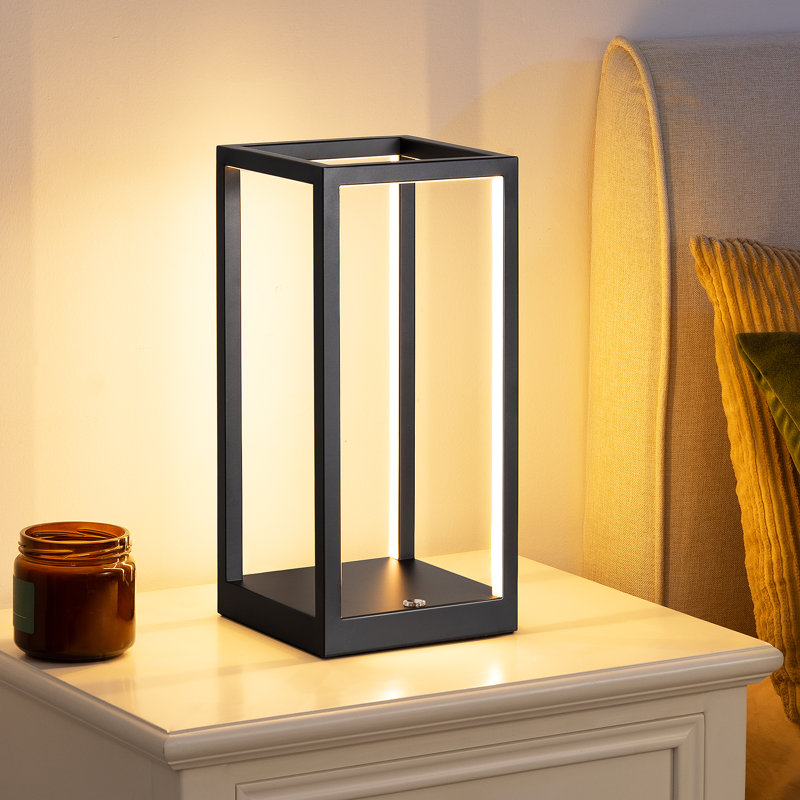 13.6" Dimmable Led Desk Lamp With Usb Ports And Touch Control