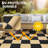 Outdoor Waterproof Plastic Straw Rug – Reversible Modern Checkered Patio, Deck, Porch, Balcony Floor Mat, Stain-Resistant Geometric Outdoor Carpet-1374098703