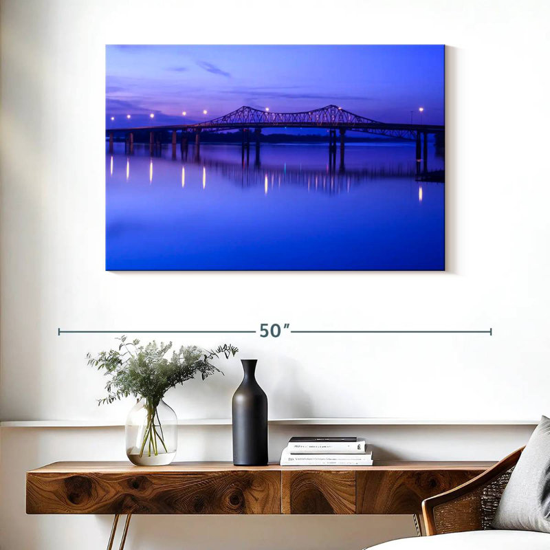 Lilie Steamboat Bill Memorial Bridge, H 26 po x l 39 po