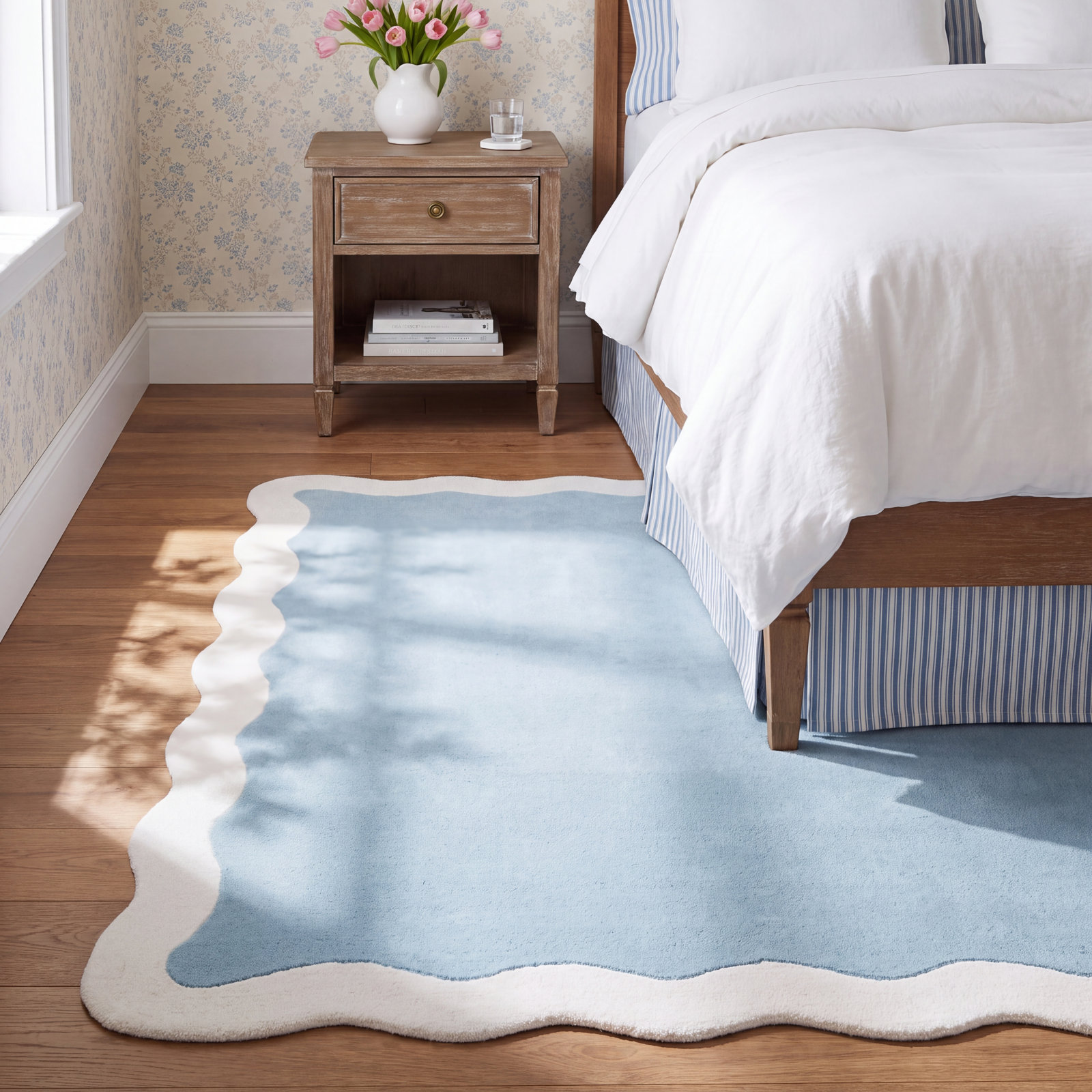 Hand-Tufted Wool Rug, Rectangle 5' x 8'