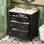 Meuble-lavabo 30 po avec lavabo en céramique-645829236