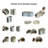 Genuine Natural Marble Luxury Bathroom Accessory Set