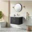 Meuble-lavabo mural simple 30 po avec lavabo en céramique