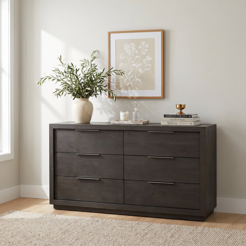 Eloise 40'' W 6 - Drawer Dresser, Basalt Gray