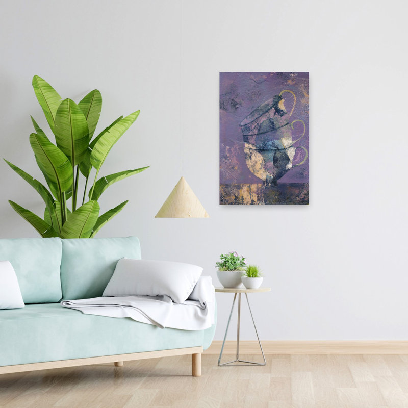 Art contemporain, art contemporain abstrait, H 24 po x l 16 po