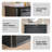 6 Drawers Dresser For Bedroom, 45" Tall Dresser With Curved Profile Design, Wood Fluted Chest Of Drawer, Modern Drawer Storage Organizer For Bedroom, Living Room, Entryway-1165991001