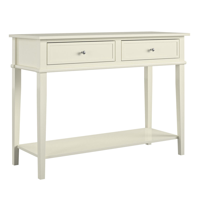 Clarice Console Table, Off White