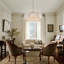 12-Light Round Chandelier with Sparkling Crystal Accents