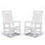 Ensemble de 2 chaises berçantes d'extérieur-628964550