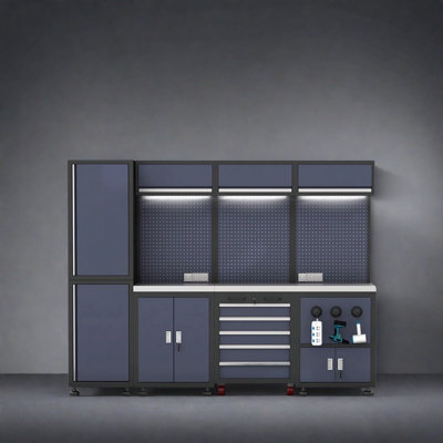 Système de rangement complet pour garage atelier