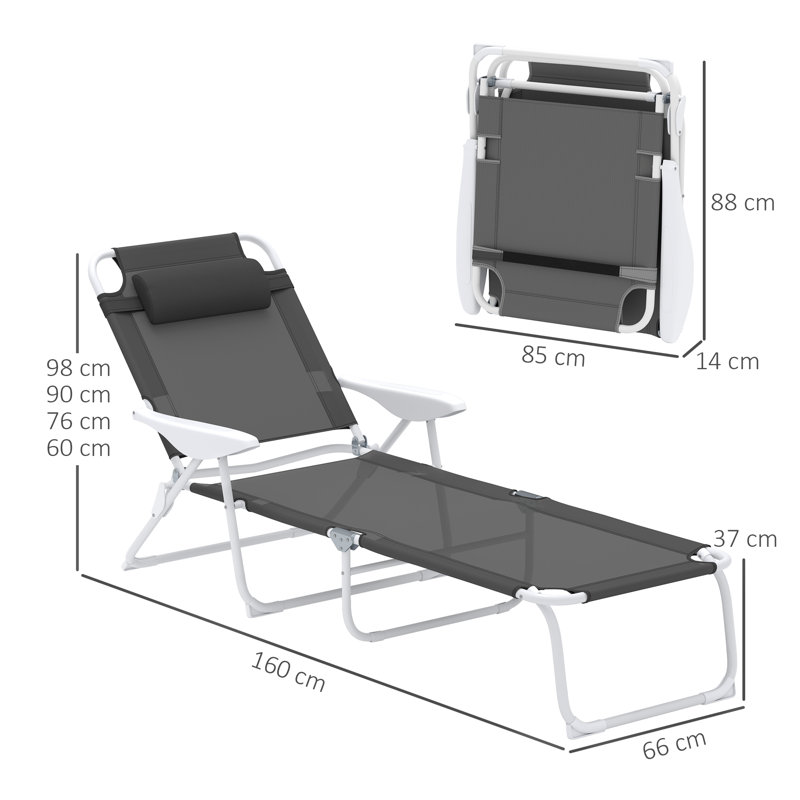 160cm Long Single Chaise