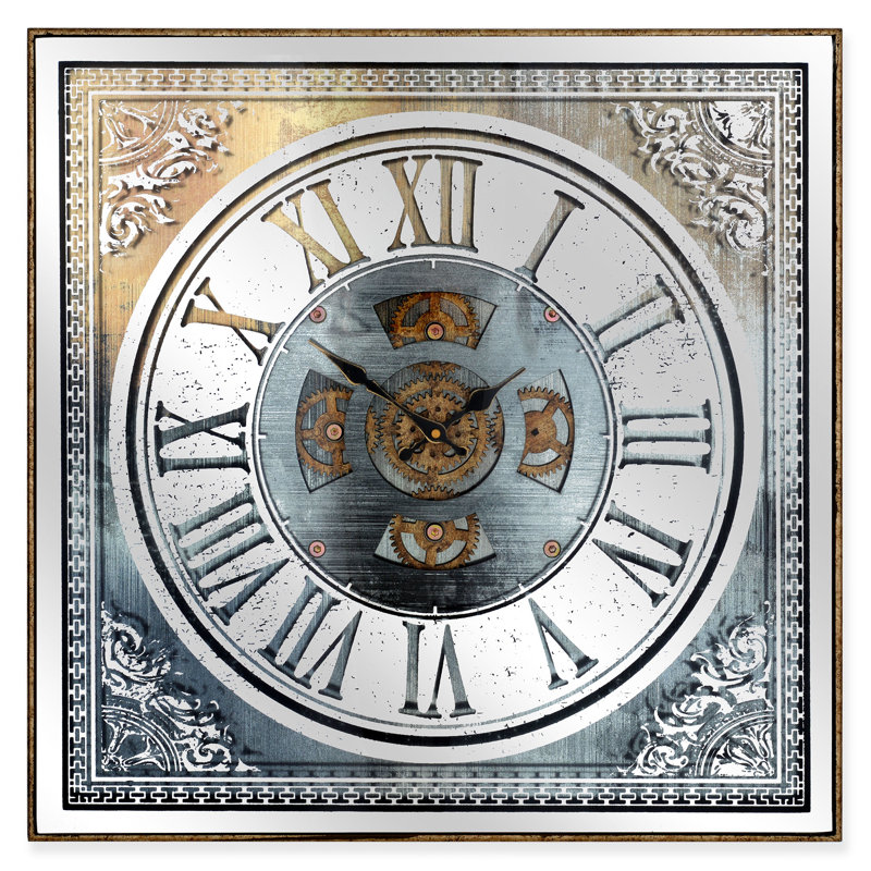 Newlin Metal Wall Clock