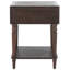 Table de bout en bois massif avec rangement Kleban-646784759
