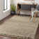 Tapis gris / beige tissé à plat à la main Bedivere