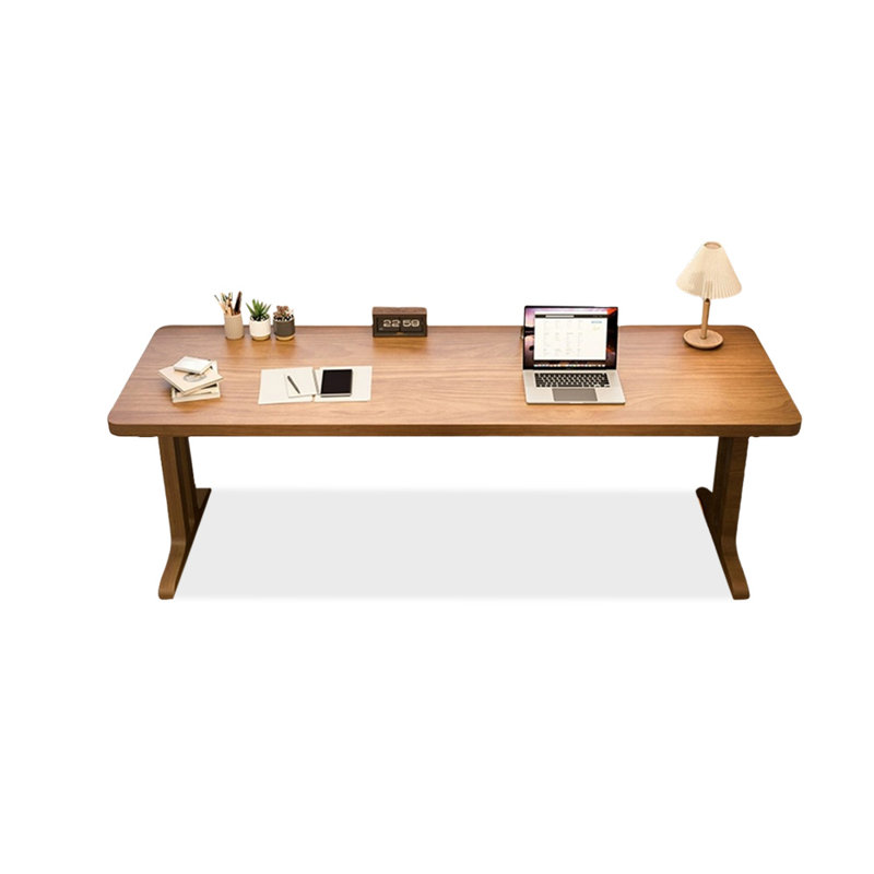 Bureaux rectangulaires en bois massif brun, H 29,53 po x l 62,99 po x P 23,62 po