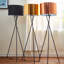 Ftenelle 158cm Black Tripod Floor Lamp-27797223