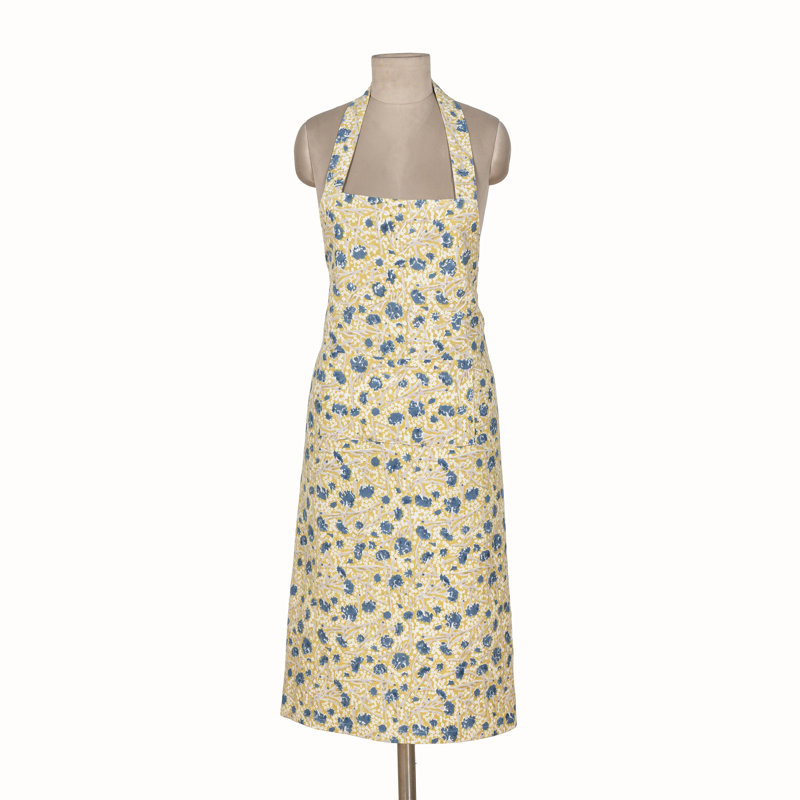 Meadows Apron, Blue/Green