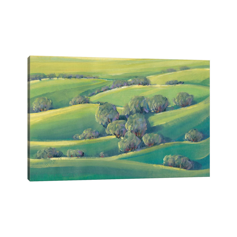 Hillside View II by Timothy O' Toole - Wrapped Canvas Painting, 20.32 cm H x 30.48 cm W