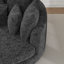 Fauteuil demi-tonneau l 59,8 po en chenille avec 5 coussins-80708222