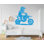 Motocyclette garçon autocollant mural vélo de saleté autocollant mural moto décorations murales décorations de chambre de bébé chambre de bébé 342RS