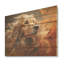 Chien, chien afghan, art mural sur bois de pin naturel-1768724810