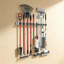 Support et balai mural en acier inoxydable, paquet de 2, 5 supports avec 4 crochets