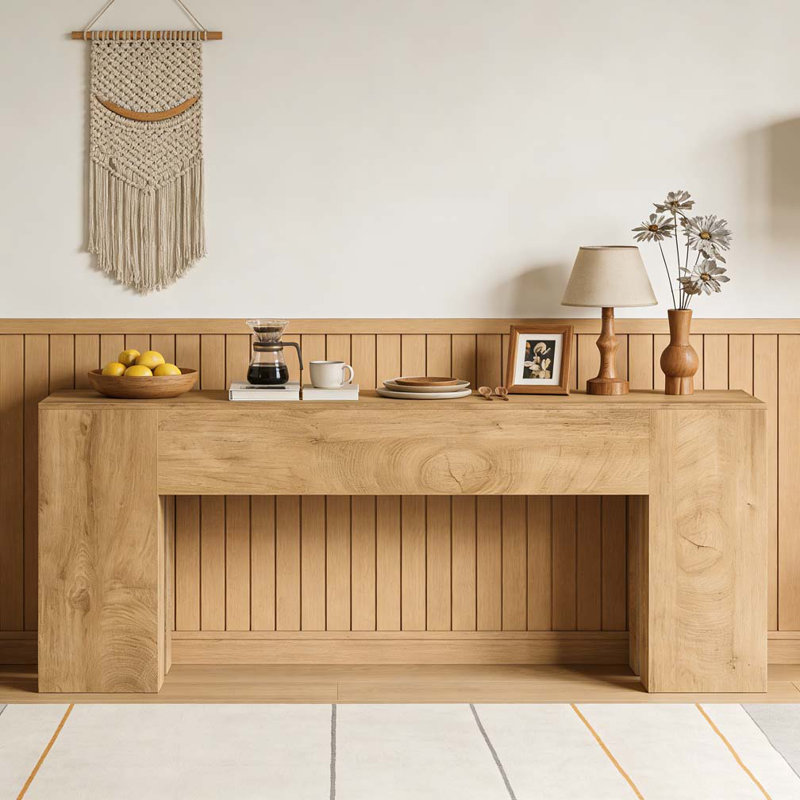 Console Table,Wooden Hallway Table, Wood
