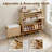 16 Pair Shoe Storage Cabinet With 2 Flip Drawers And Storage Bench For Entryway