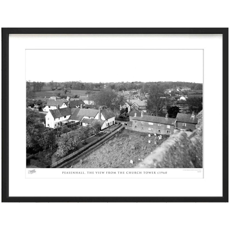 Peasenhall, The View From The Church Tower C1960 by Francis Frith - Single Picture Frame Print, 28cm H x 36cm W x 2.3cm D