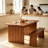 Solid Wood Dining Table Set with Bench