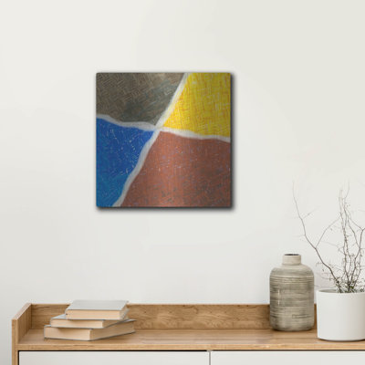  'Out Of The Box 3' by Alicia Ludwig Metal Wall Art