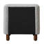 Table de chevet 2 tiroirs Grey Boucle