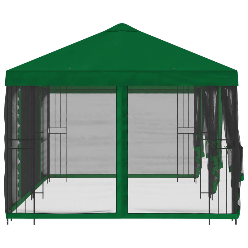 Vidaxl Gazebo Polyester And Steel, Green
