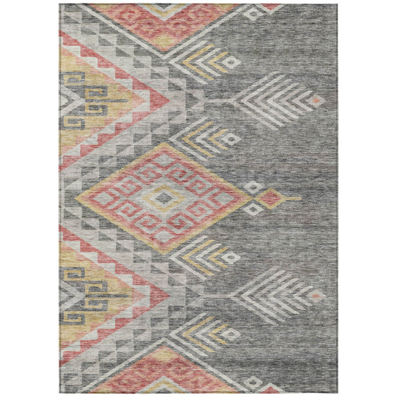 Tapis intérieur / extérieur gris Harmony , 10 pi x 14 pi