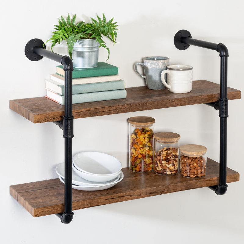 Yingst 2 Piece Metal Shelf