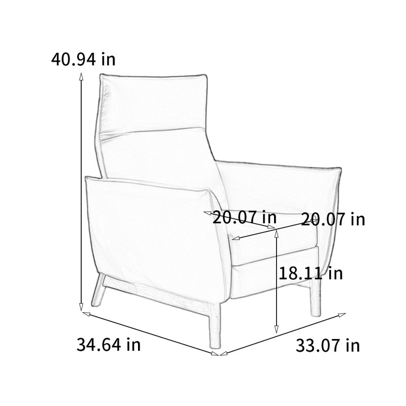 Une chaise longue confortable, Orange